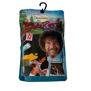 Bob Ross Men’s Boxer Briefs M Artist Graphic Novelty Underwear